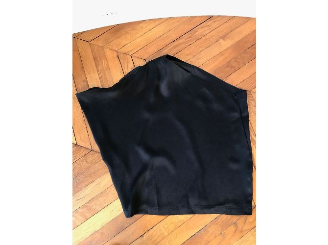 WON HUNDRED Tops T.Internacional XS Seda Negro - vista 4