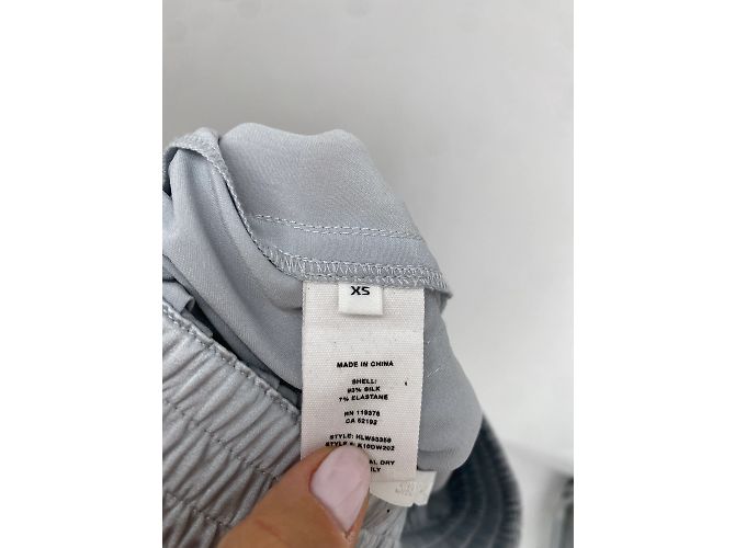 Bermudas Helmut Lang T.International XS Seda Cinza - vista 5