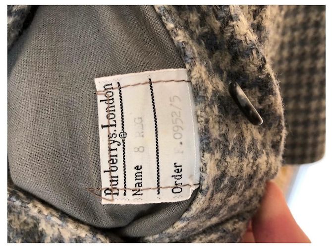 Abrigo Burberry Prorsum de lana gris - vista 4