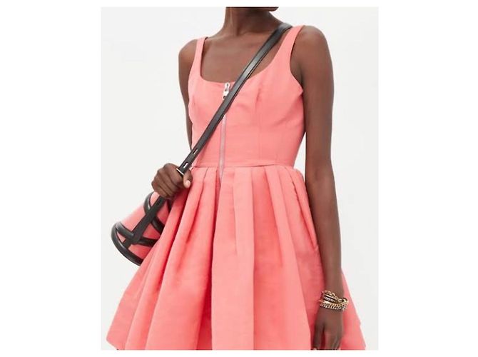 Alexander McQueen Kleid Koralle aus Polyester - Ansicht 2