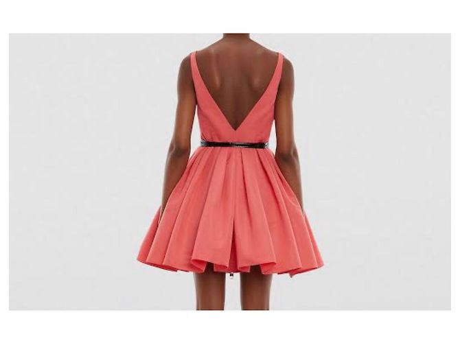 Alexander McQueen Kleid Koralle aus Polyester - Ansicht 5