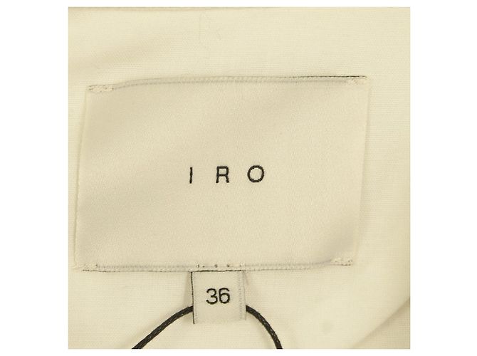 IRO Heddi Cream Textured Fabric Snap Button  Cardigan Jacket size 36 - view 3
