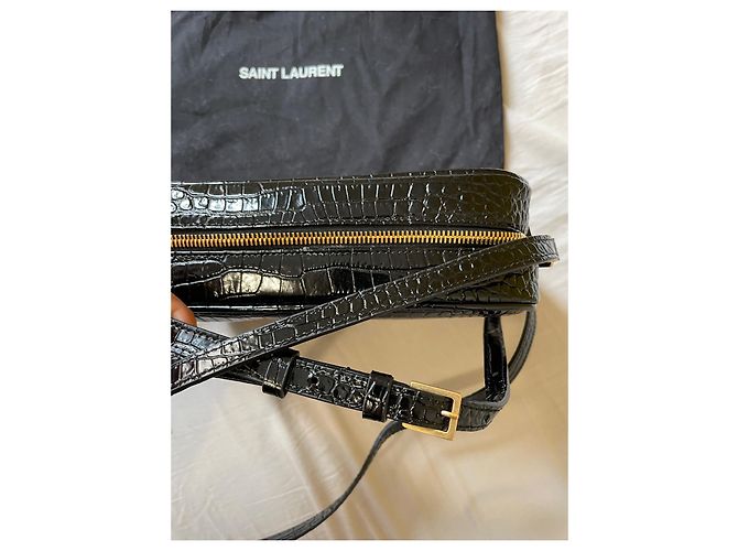 Saint Laurent Camera Lou Krokodileffekt - Ansicht 4