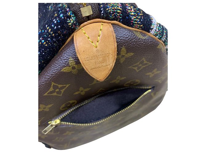 Abbesses Louis Vuitton Keepall 60 Botticelli "La Naissance de Venus" Marron Beige - vue 13