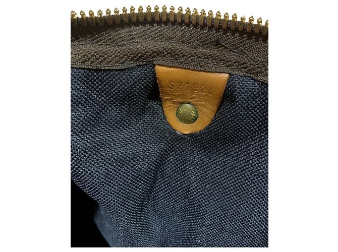Abbesses Louis Vuitton Keepall 60 Botticelli "La Naissance de Venus" Marron Beige - vue 14