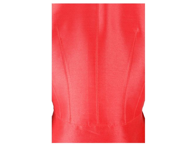 Oscar de la Renta Top- und Rock-Set Orange - Ansicht 9
