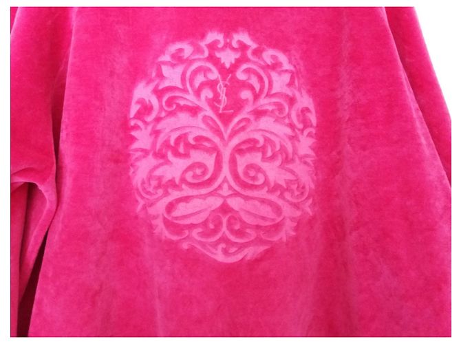 Sudadera Yves Saint Laurent Variation Fucsia de Algodón - vista 8