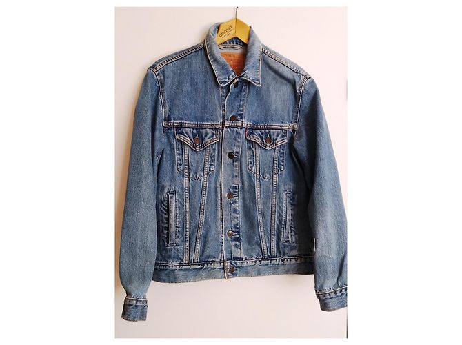 Levi's Jeansjacke Blau Baumwolle Größe M - Ansicht 2