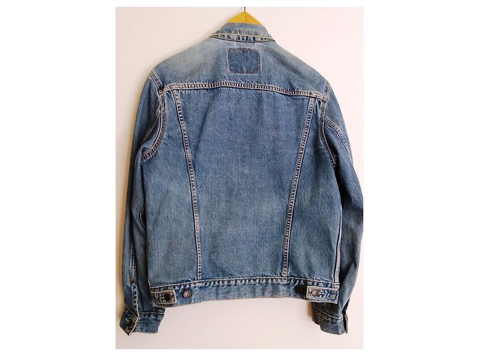 Levi's Jeansjacke Blau Baumwolle Größe M - Ansicht 3