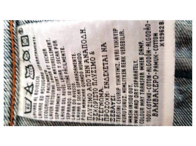 Levi's Jeansjacke Blau Baumwolle Größe M - Ansicht 7