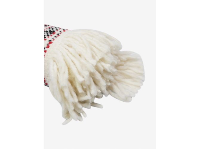 Gabriela Hearst Sciarpa in cashmere con frange color crema - vue 3