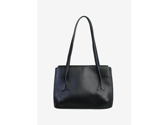 Rouje Borsa J in pelle nera - vista 3