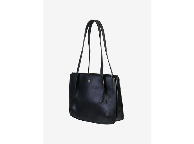 Rouje Borsa J in pelle nera - vista 4