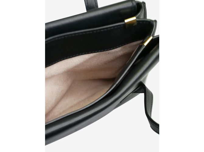 Rouje Borsa J in pelle nera - vista 8