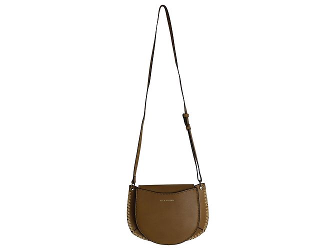 Borsa a tracolla Ulla Johnson Genevieve in pelle marrone - vista 2