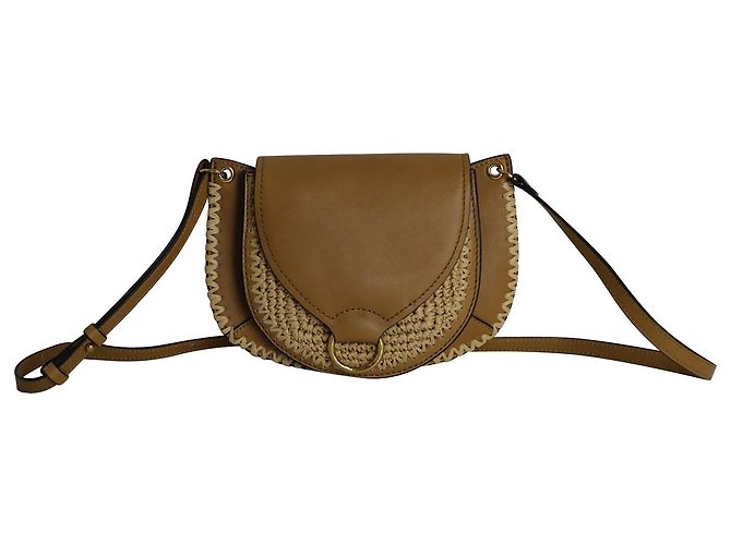 Borsa a tracolla Ulla Johnson Genevieve in pelle marrone - vista 3