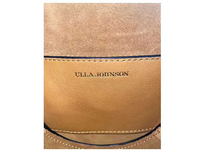 Borsa a tracolla Ulla Johnson Genevieve in pelle marrone - vista 7
