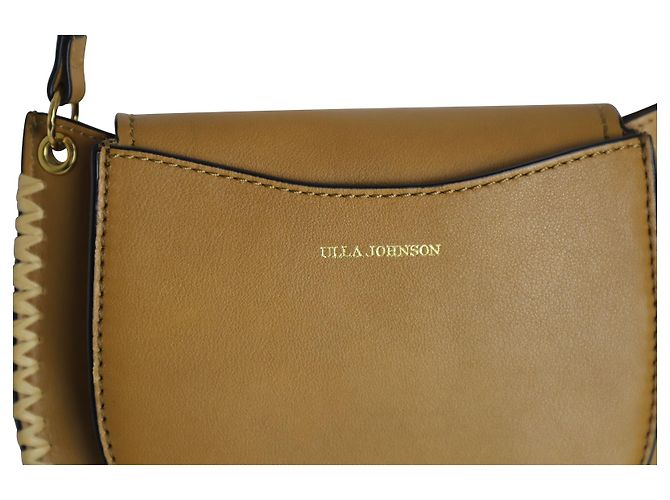 Borsa a tracolla Ulla Johnson Genevieve in pelle marrone - vista 8