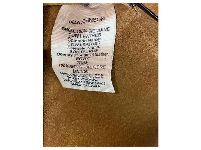 Borsa a tracolla Ulla Johnson Genevieve in pelle marrone - vista 9