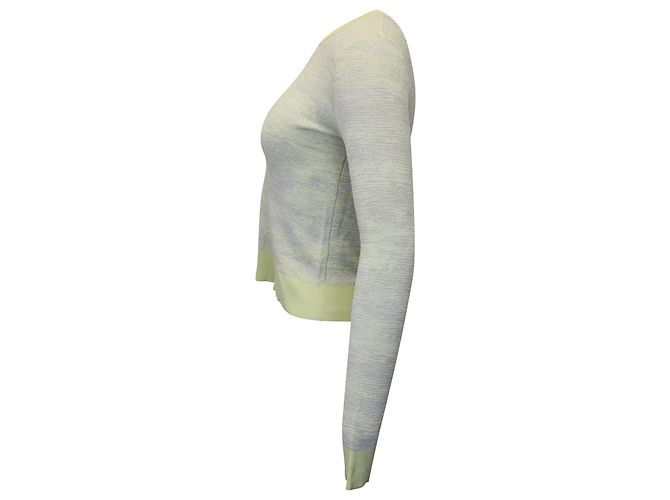 Jason Wu Strickpullover aus gelbgrünem Polyester - Ansicht 2
