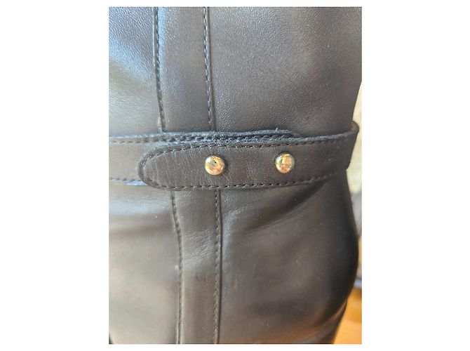 Stivaletti Armani in pelle nera Nero - vista 6