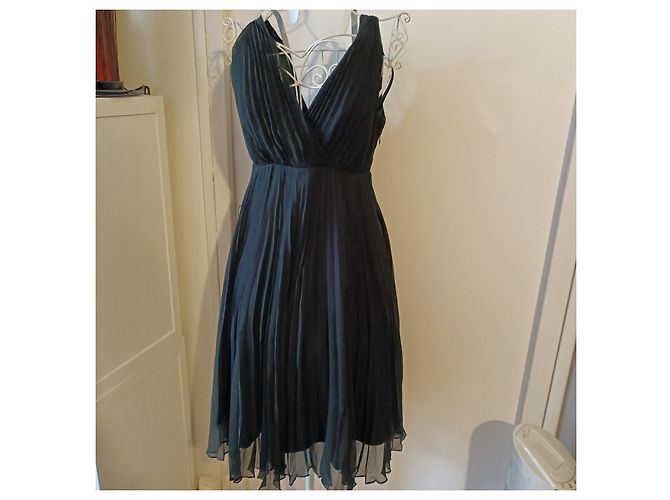 Vestido Les Petites de seda Negro - vista 2