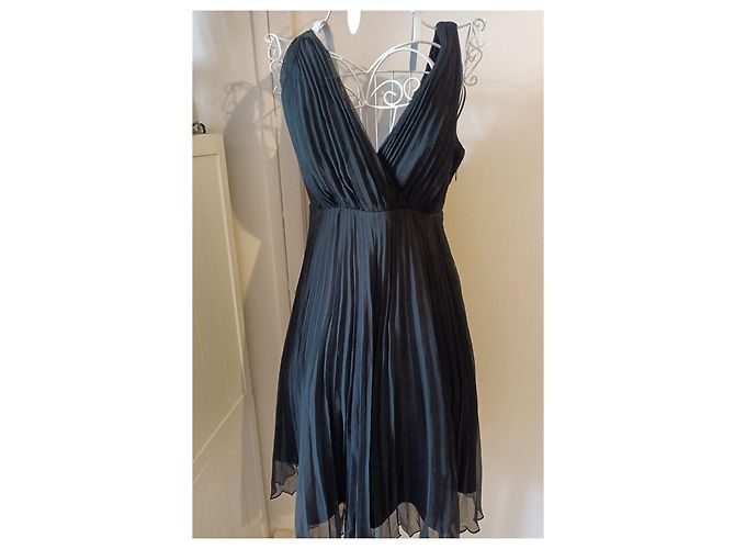 Vestido Les Petites de seda Negro - vista 3