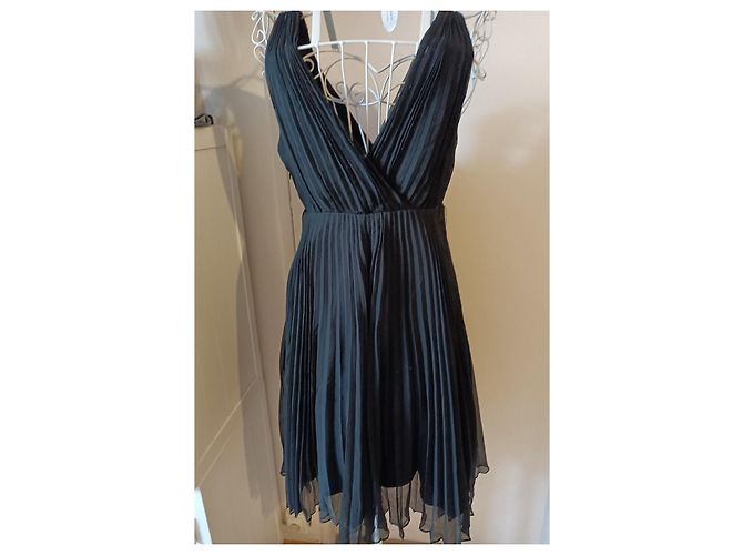 Vestido Les Petites de seda Negro - vista 4