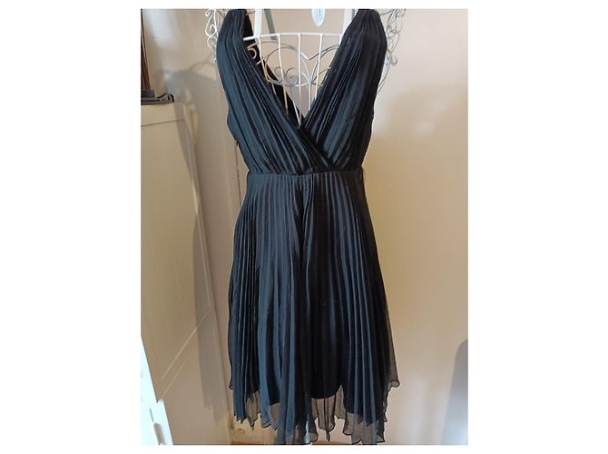 Vestido Les Petites de seda Negro - vista 5