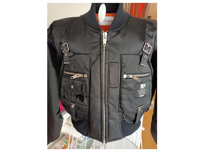 The Kooples Die Kooples Bomberjacke Schwarz - Ansicht 2
