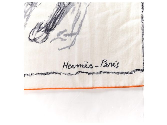 Hermès Pirouette al galoppo Bianco - vista 2