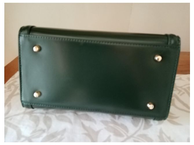 Autre Marque Kassandre Zinaida Ledertasche Dunkelgrün - Ansicht 3