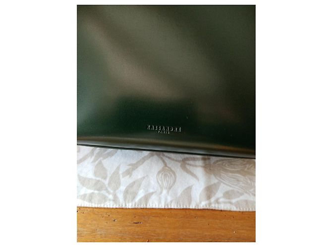 Autre Marque Kassandre Zinaida Ledertasche Dunkelgrün - Ansicht 4