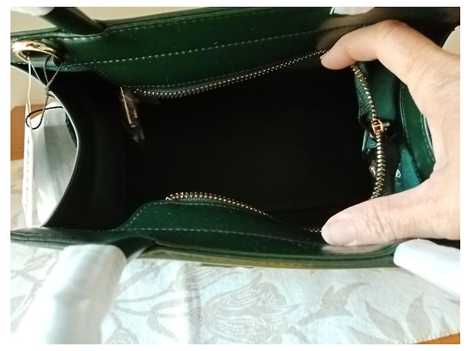 Autre Marque Kassandre Zinaida Ledertasche Dunkelgrün - Ansicht 8