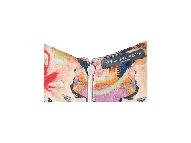 Alexander McQueen Blumen-Kaleidoworn-Schößchen-Top Mehrfarben - Ansicht 5