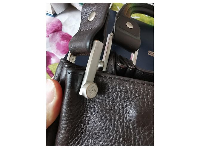 Borsa Le Tanneur in pelle marrone - vista 2