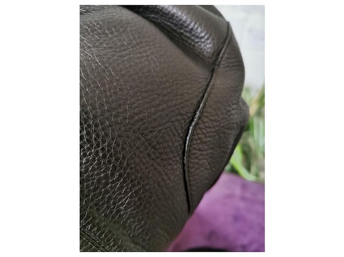 Borsa Le Tanneur in pelle marrone - vista 5
