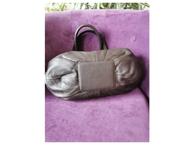 Borsa Le Tanneur in pelle marrone - vista 6