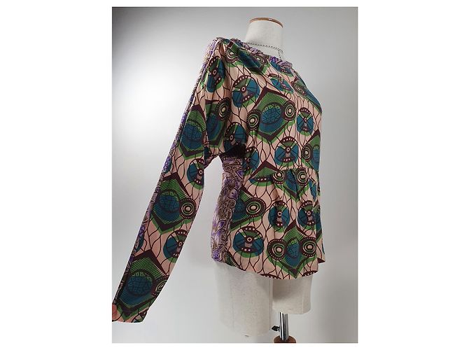 Marni For H&M Seidenbluse Mehrfarbig Mehrfarben - Ansicht 2
