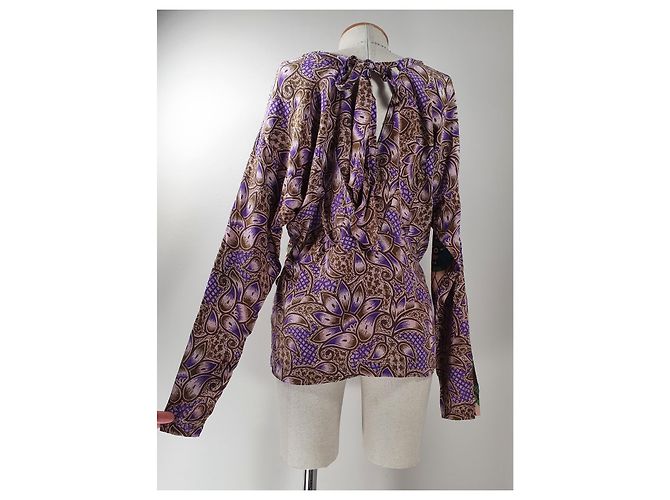 Marni For H&M Seidenbluse Mehrfarbig Mehrfarben - Ansicht 3