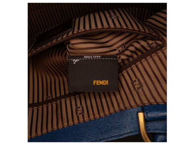 Fendi Blue Chameleon Shopper Tote - view 8