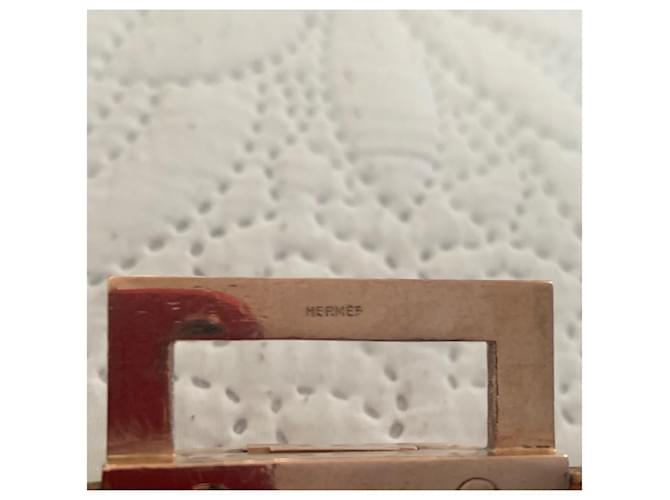 Borsa Hermès Camel in pecarì e agnello Cammello - vista 5
