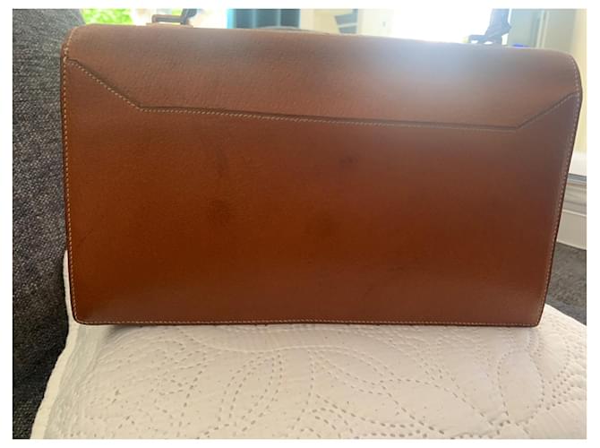 Borsa Hermès Camel in pecarì e agnello Cammello - vista 8