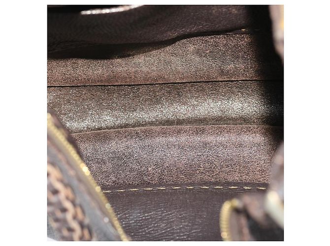 FENDI Borsa a tracolla Celeria in pelle 2modo marrone scuro 8BR582 auth 50271 - vista 10