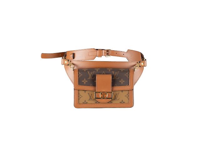 Bumbag Louis Vuitton Monogram Reverse Canvas Dauphine-Gürteltasche Braun - Ansicht 2