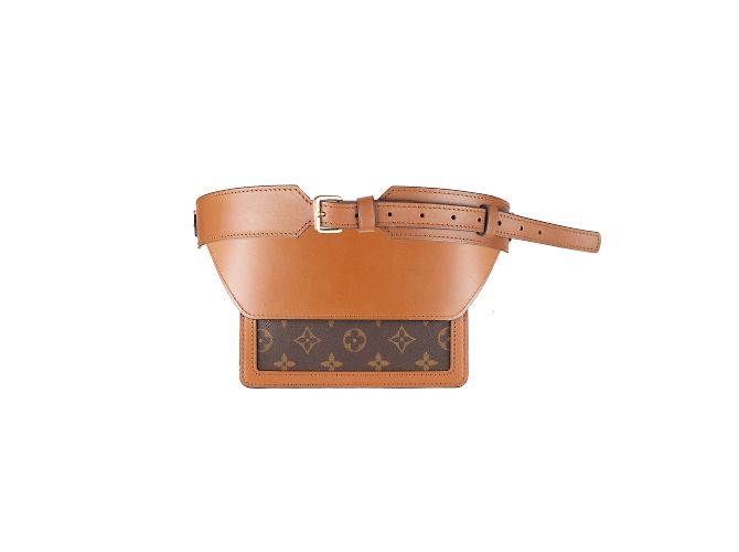 Bumbag Louis Vuitton Monogram Reverse Canvas Dauphine-Gürteltasche Braun - Ansicht 3