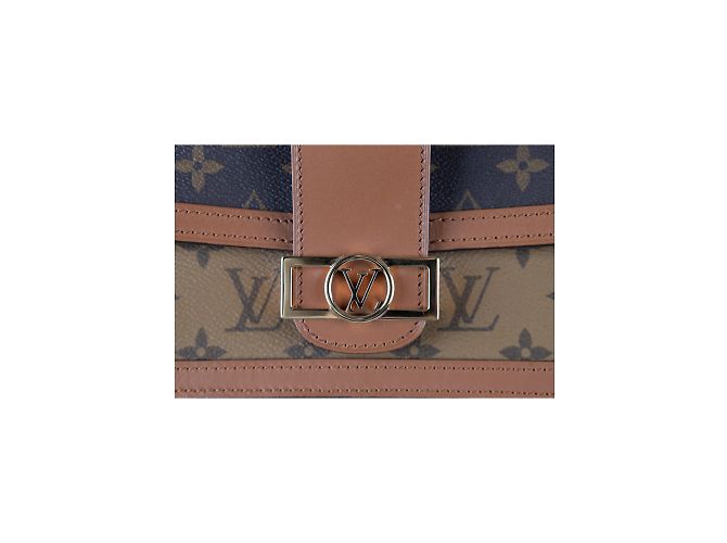 Bumbag Louis Vuitton Monogram Reverse Canvas Dauphine-Gürteltasche Braun - Ansicht 7