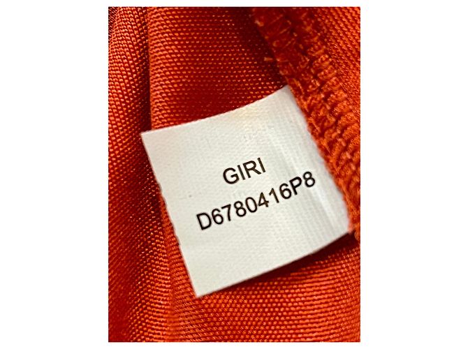 Diane Von Furstenberg DvF Vintage Giri einschultriges Kleid Orange - Ansicht 5