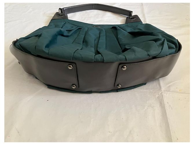 Borsa a spalla grande Bimba & Lola Grigia e Verde Grigio - vista 3