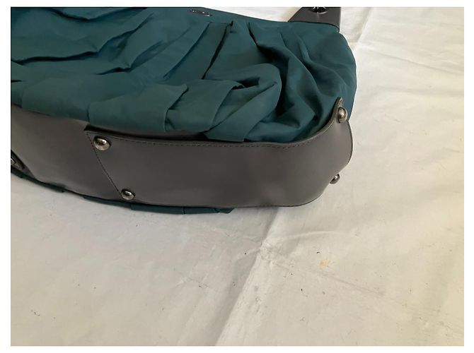 Borsa a spalla grande Bimba & Lola Grigia e Verde Grigio - vista 4